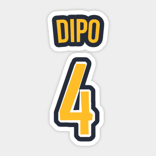 Victor Oladipo 'Dipo' Nickname Jersey - Indiana Pacers Sticker